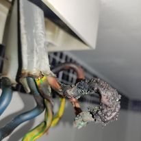 Burnt out shower switch